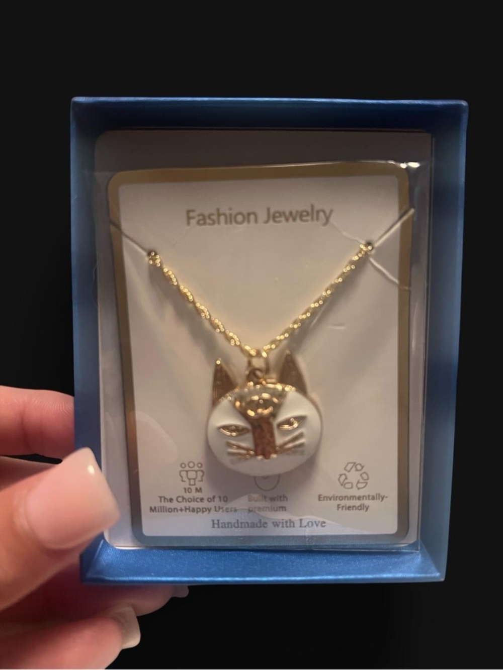 100% Authentic Vintage Chanel Component CatPendant Necklace